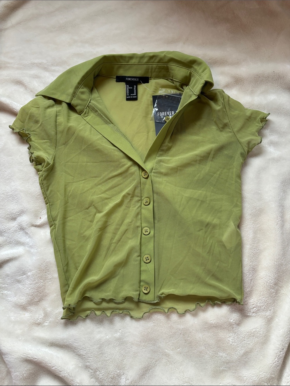 Forever 21 Mesh Top